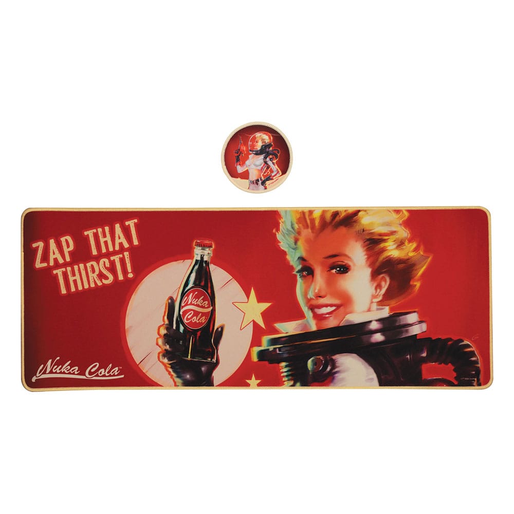 Ensemble sous-main et dessous de verre Fallout Nuka-Cola