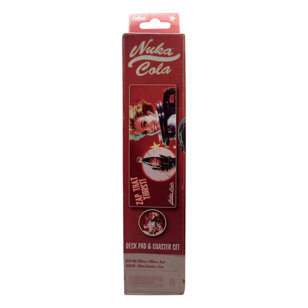 Ensemble sous-main et dessous de verre Fallout Nuka-Cola