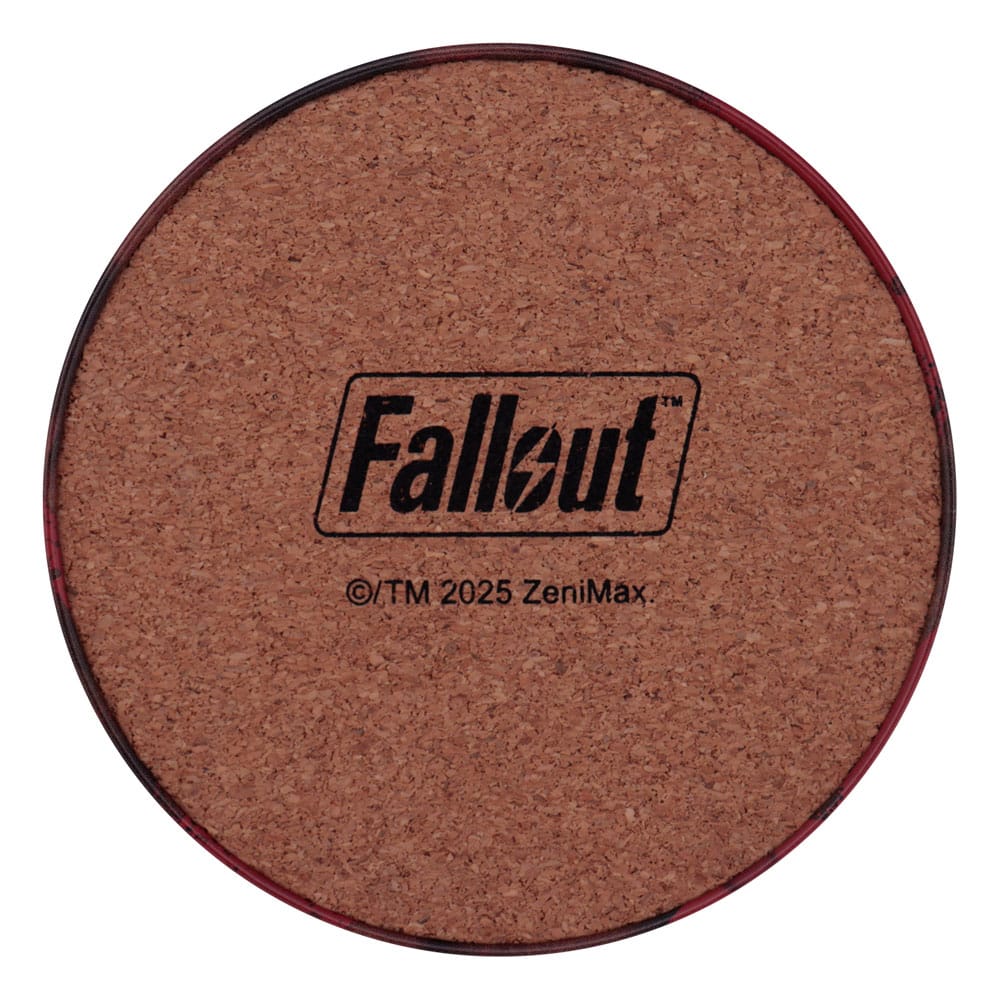 Fallout Coaster 4er-Pack Metallgetränke