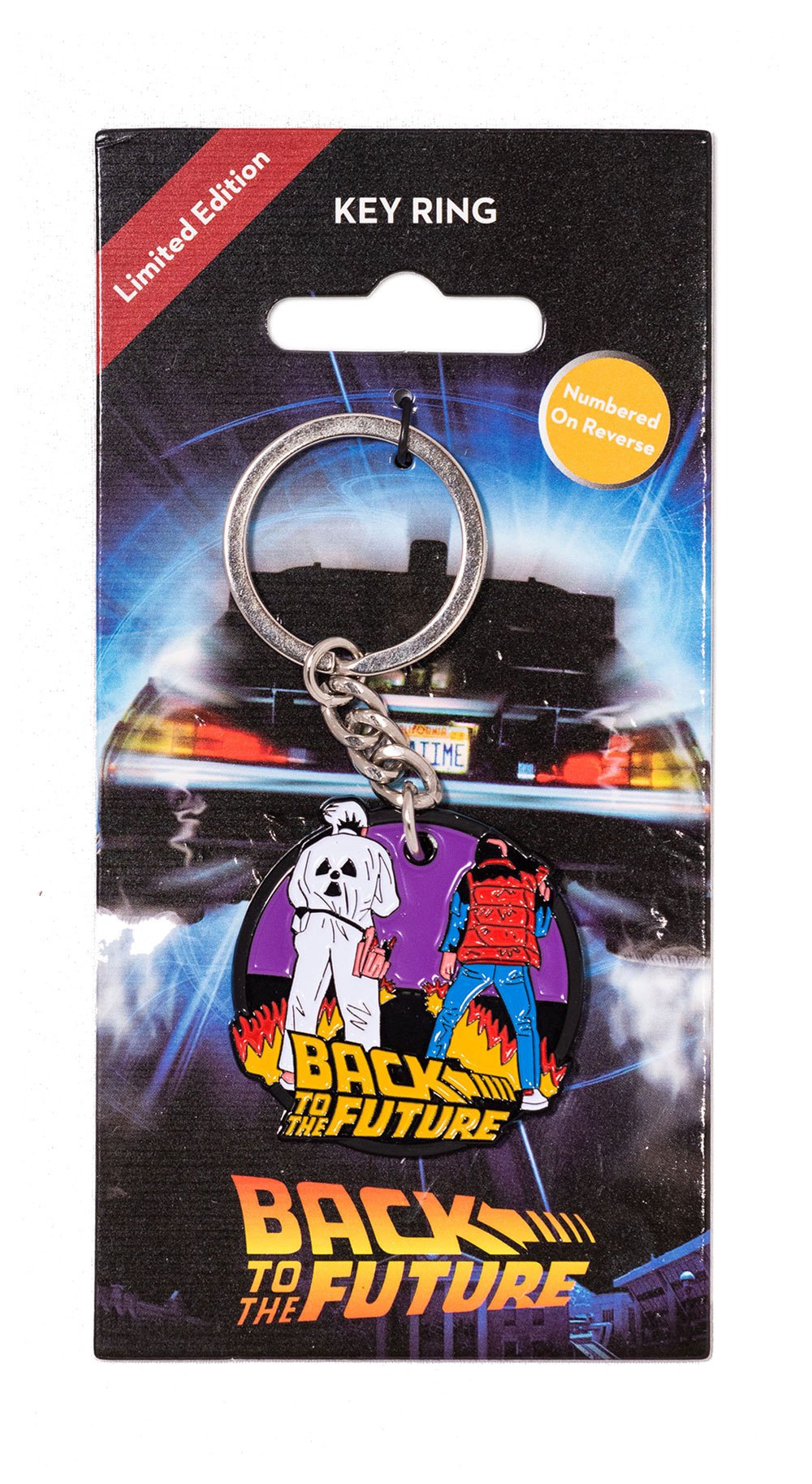 Tillbaka till framtiden Metal Keychain Marty & Doc
