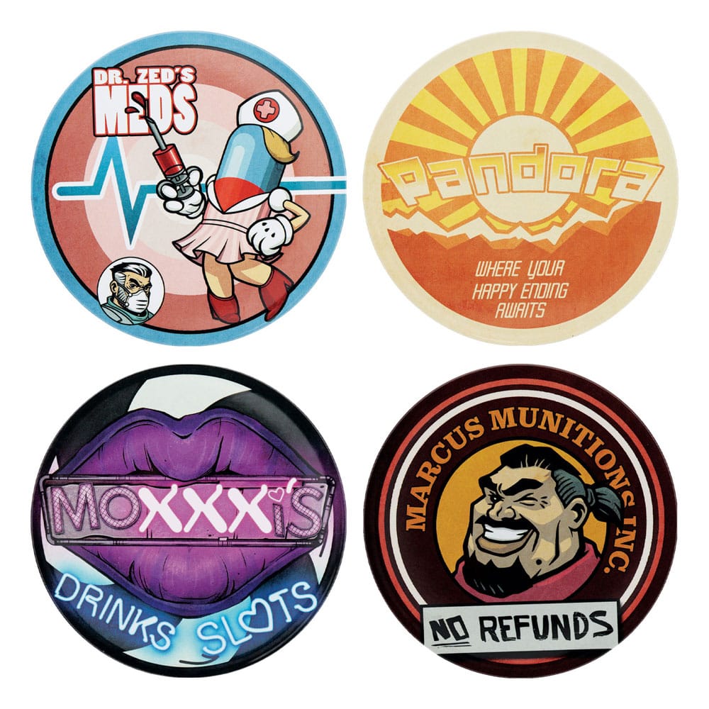 Borderlands Coaster 4-pak