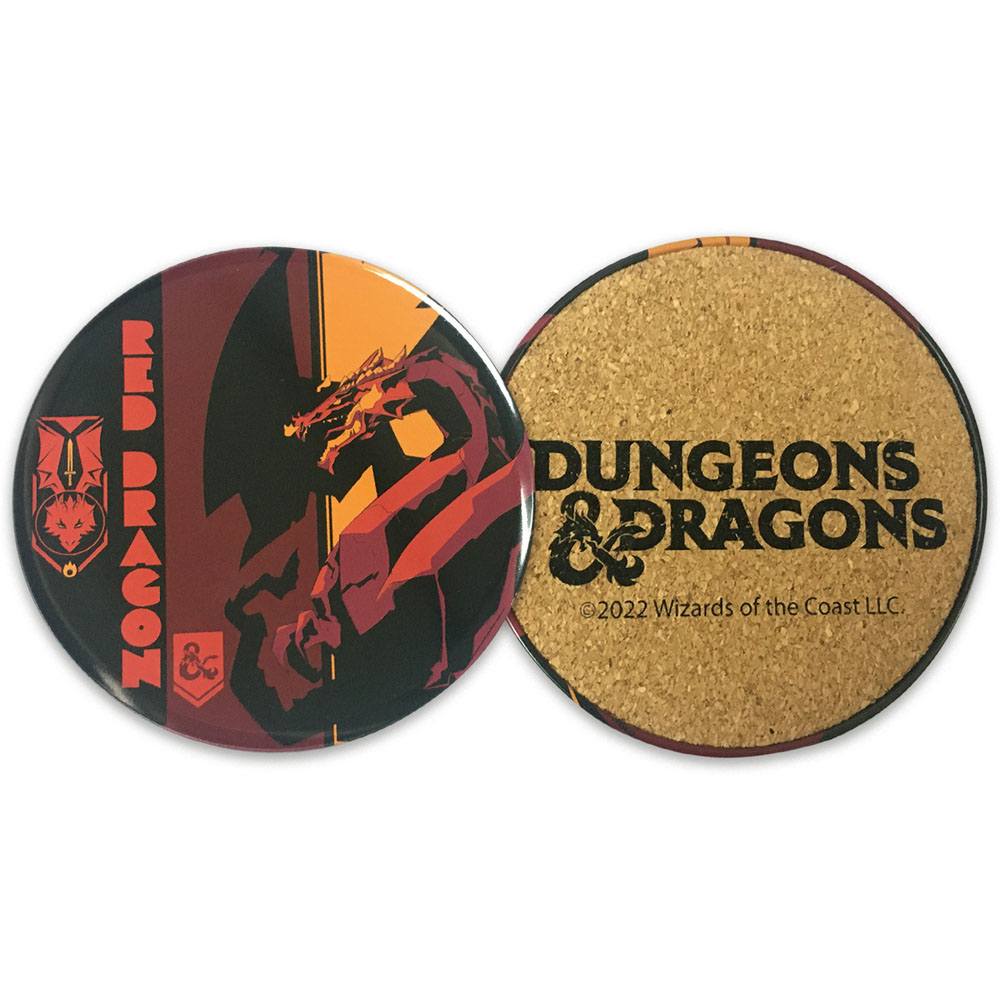 Dungeons and Dragons: Monsters Set of 4 Metal Coasters