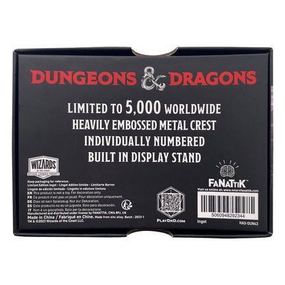 Dungeons and Dragons: Mithral Hall Limited Edition Ingot