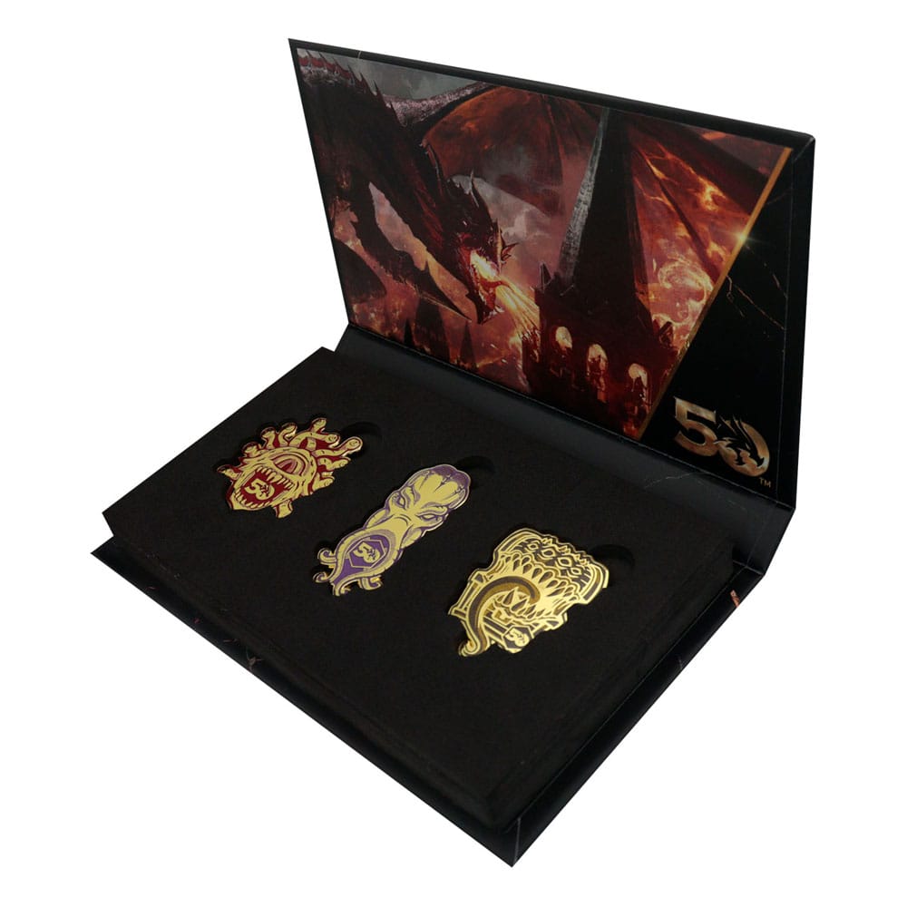 Dungeons & Dragons Pin Badge Set 50th anniversaire