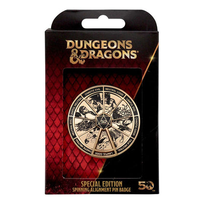Dungeons & Dragons Badge Alignment Spinner Colored Limited Edition