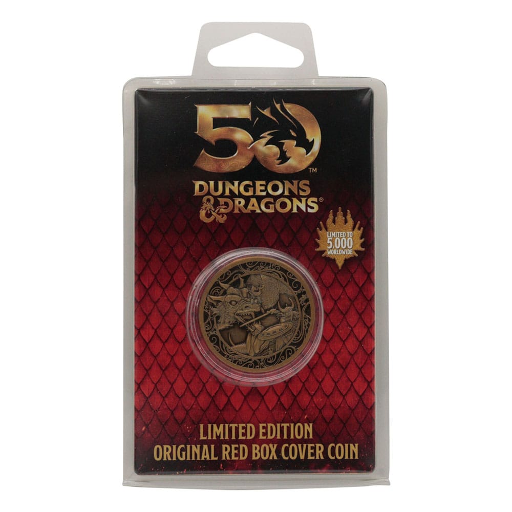 Dungeons & Dragons Collectable Coin 50th Anniversary Antique Gold Edition 4 cm