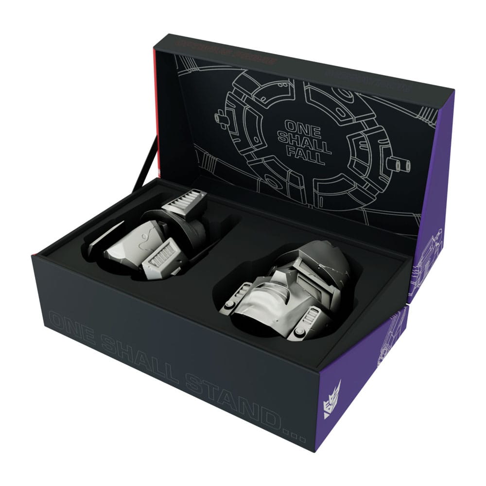 Transformers Replica Lot de 2 casques Optimus Prime et Megatron Édition Limitée