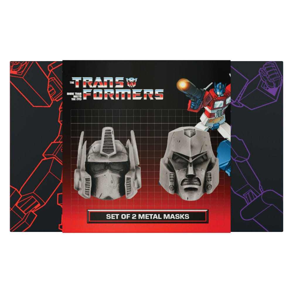 Transformers Replica Lot de 2 casques Optimus Prime et Megatron Édition Limitée