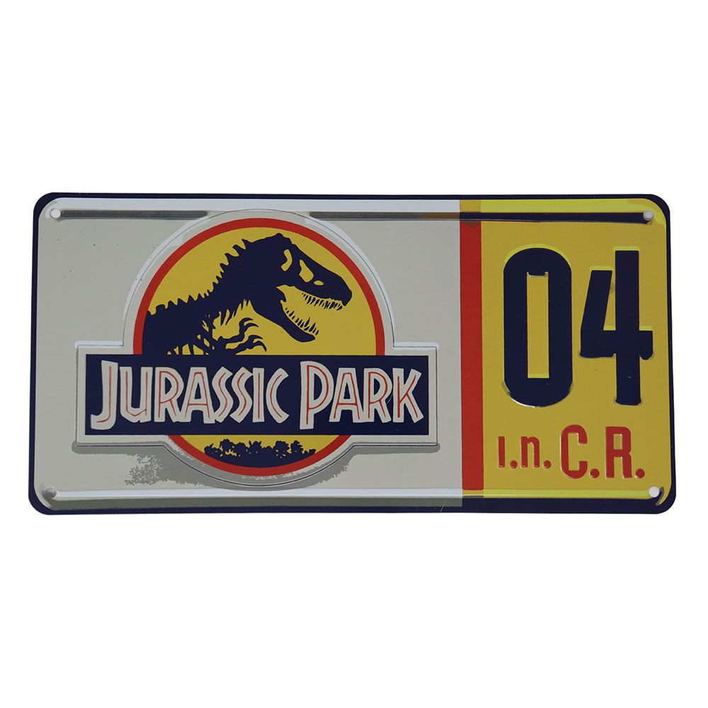 Jurassic Park Replica 1/1 Dennis Nedry registreringsskylt