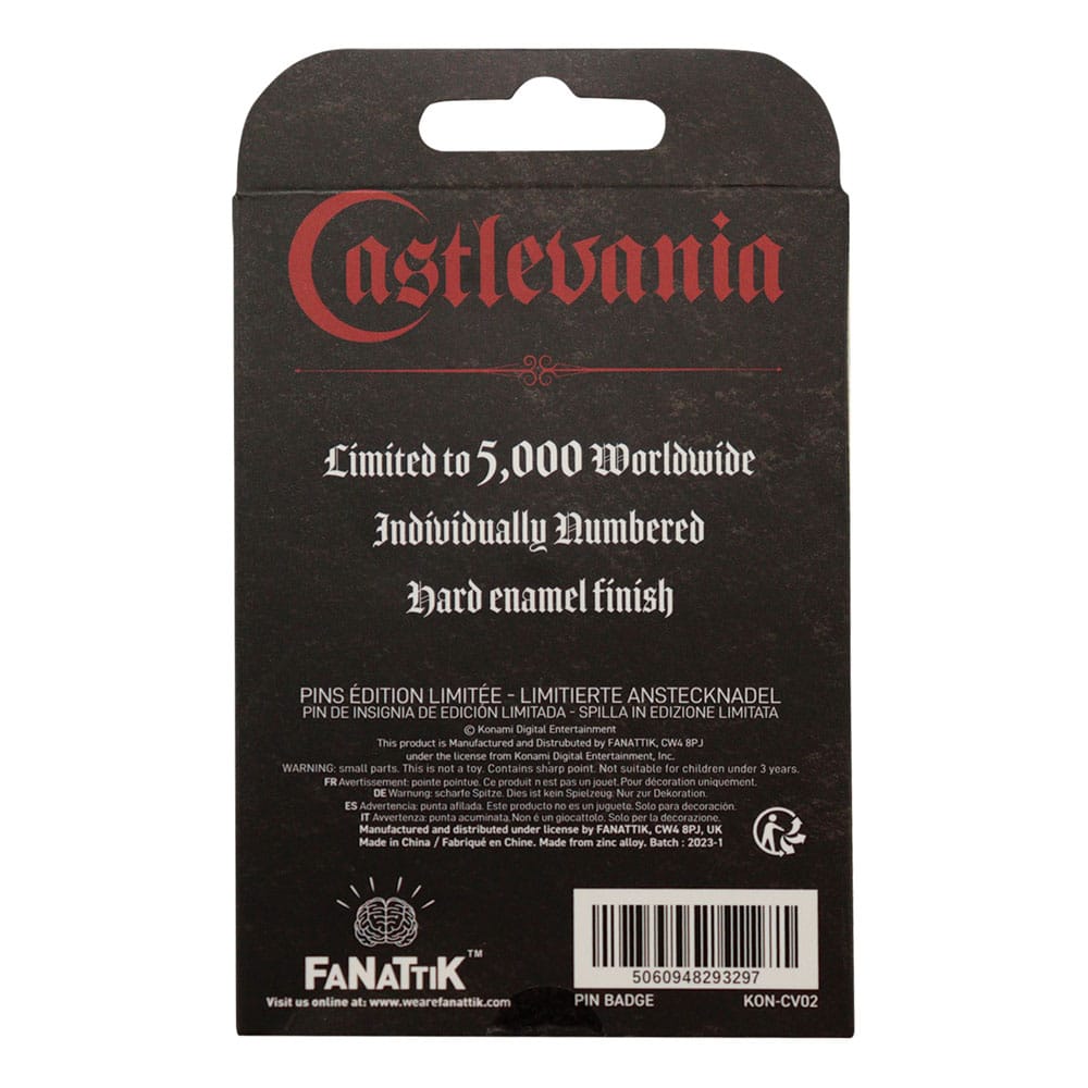 Castlevania Pin Badge Alucard Limited Edition