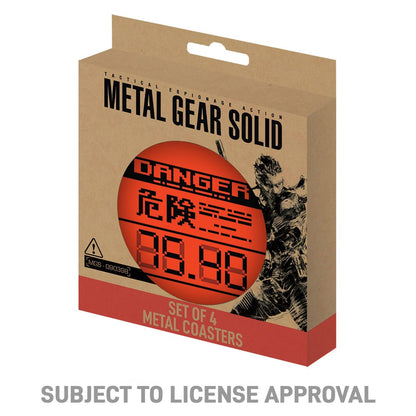 Metal Gear Solid Coaster 4-pack