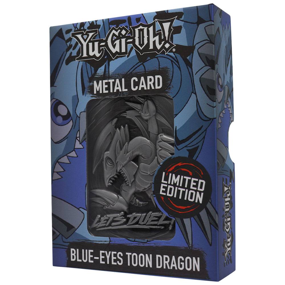 Yu-gi-oh! Replica carta blu occhi toon dragon edizione limitata