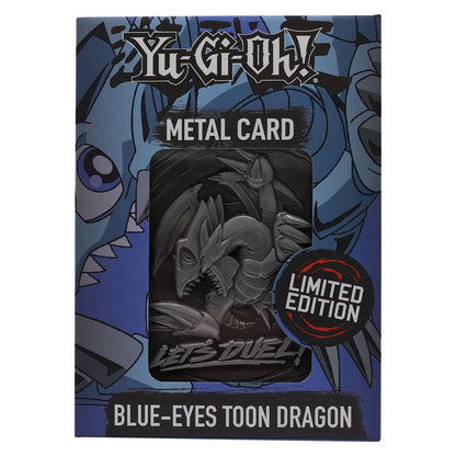 Yu-gi-oh! Replica carta blu occhi toon dragon edizione limitata