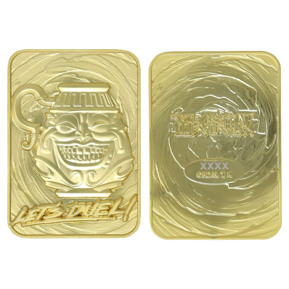 Yu-gi-oh! Réplique de cartes de cupidité (plaqué or)