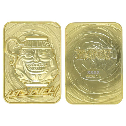 Yu-gi-oh! Réplique de cartes de cupidité (plaqué or)