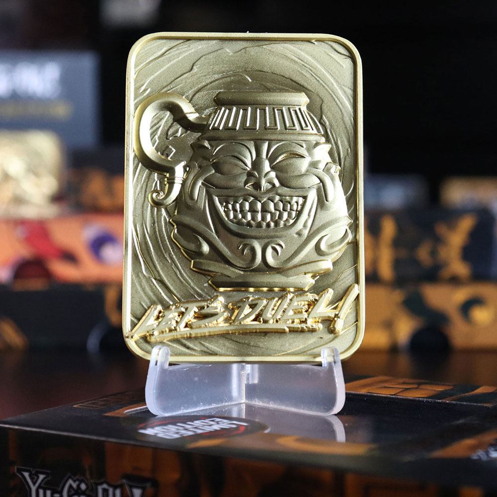 Yu-gi-oh! Réplique de cartes de cupidité (plaqué or)