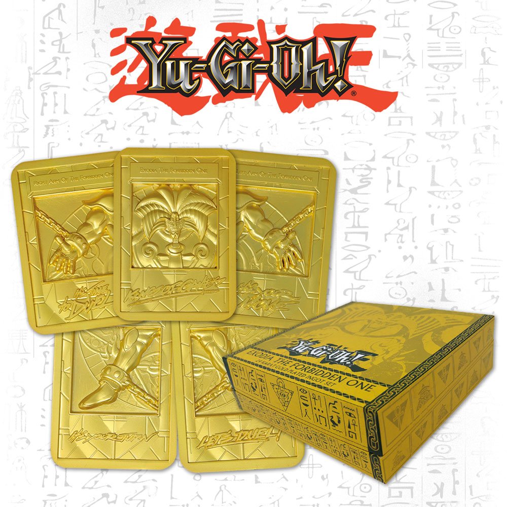 Yu-Gi-Oh! Exodia the Forbidden One Ingot Set (gold plated)