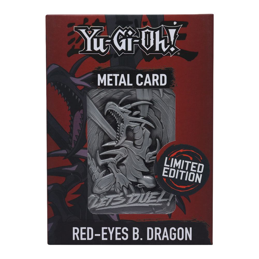 Yu-gi-oh! Réplique Card Red Eyes B. Dragon Limited Edition