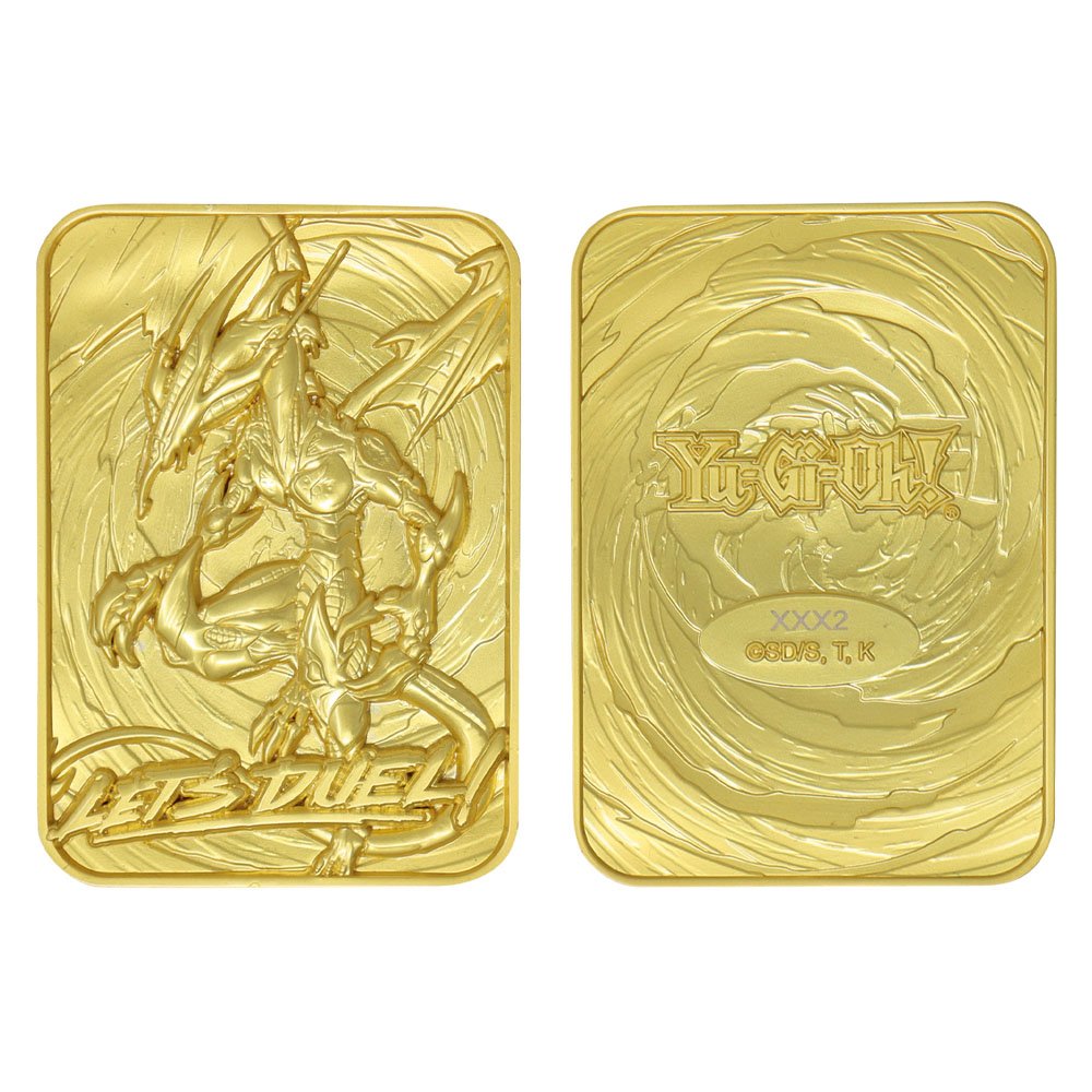 Yu-gi-oh! Replica card stardust dragon (oro placcato)