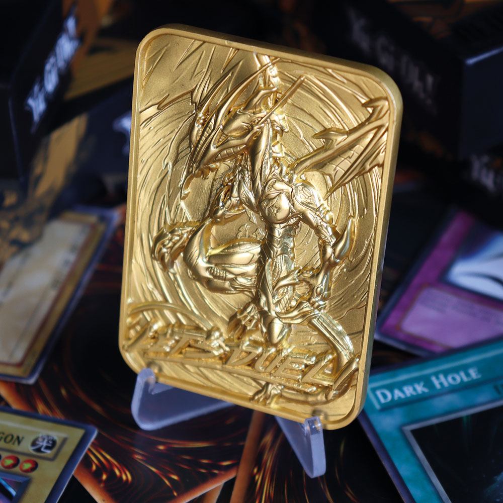 Yu-gi-oh! Replica card stardust dragon (oro placcato)