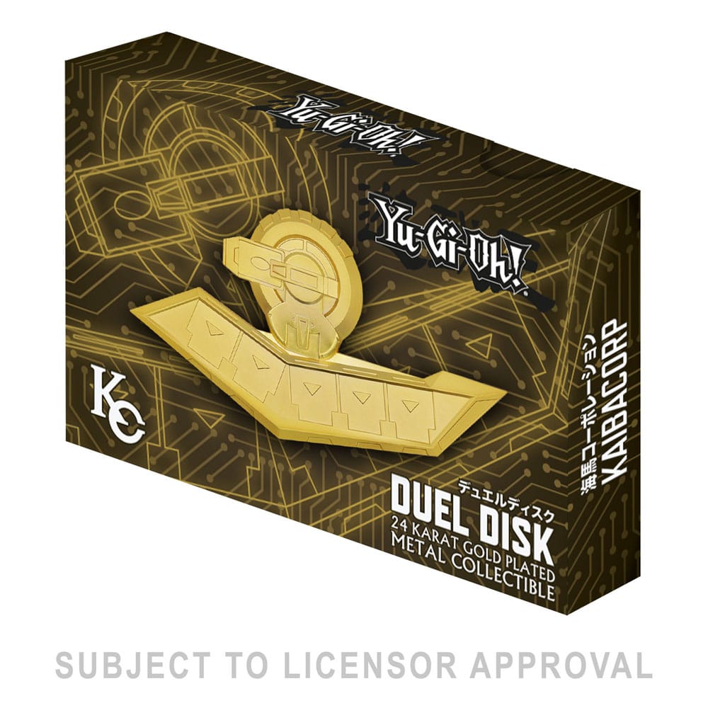 Yu-gi-oh! 24K GOUD GOLDE DUEL DISK MINI REPLICA 18 CM