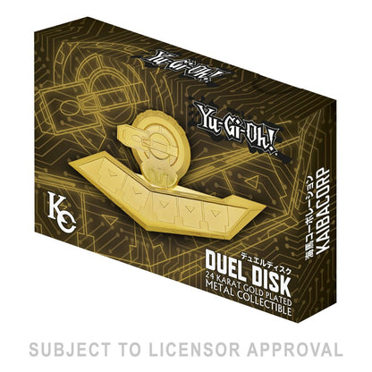 Yu-gi-oh! 24K GOUD GOLDE DUEL DISK MINI REPLICA 18 CM
