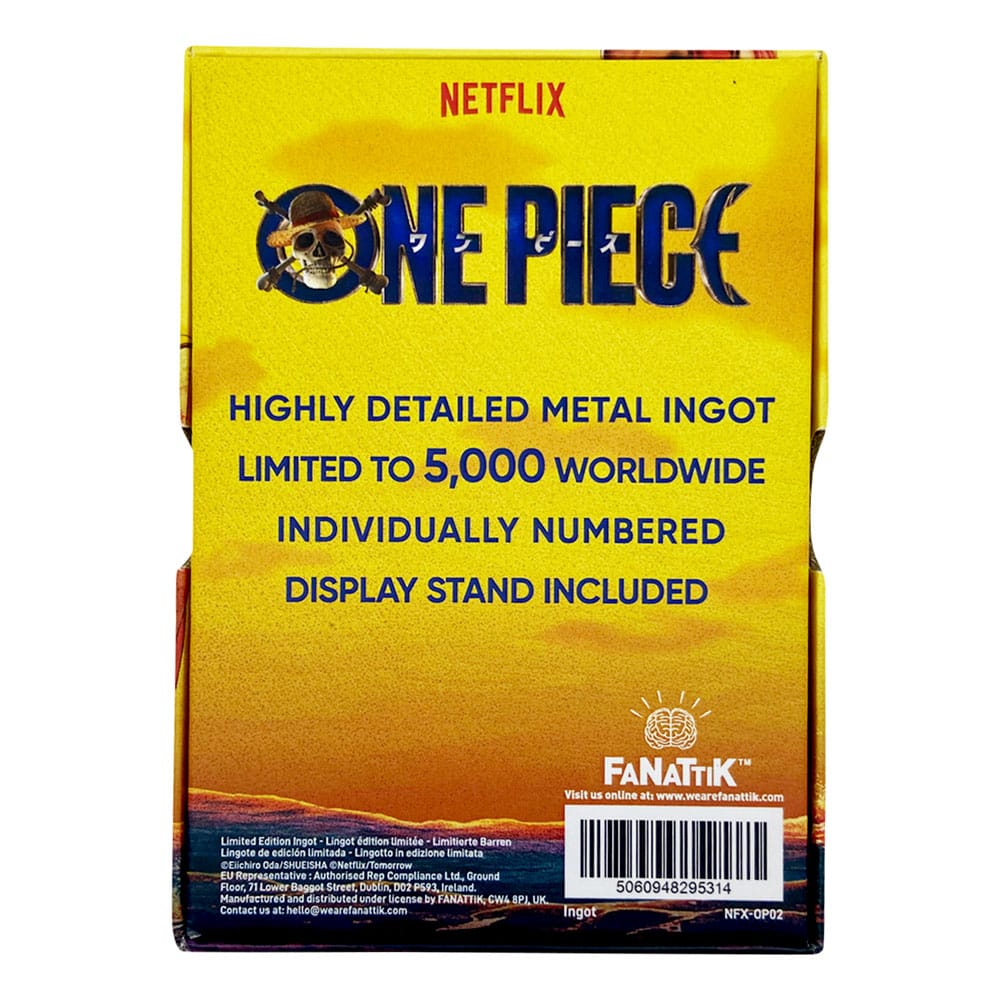 Een stuk Ingot Luffy Wanted Poster Limited Edition