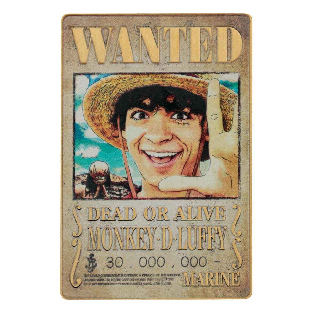 Een stuk Ingot Luffy Wanted Poster Limited Edition