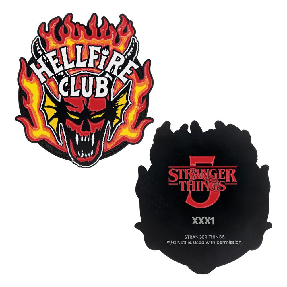 Medallón de Stranger Things Hellfire Club Edición Limitada