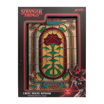 Stranger Things Reçine Plak Creel Ev Vitray Pencere