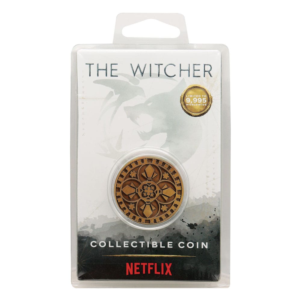 Moneda coleccionable de The Witcher Lanza una moneda a tu edición limitada de Witcher