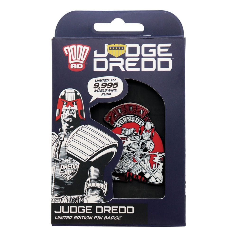 2000 AD Pin Badge Judge Dredd You're Next Punk Edizione limitata