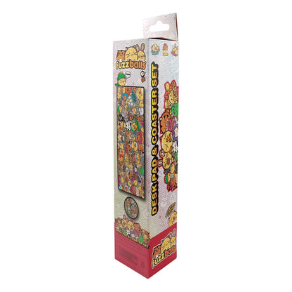 Juego de posavasos y almohadilla de escritorio Fuzzballs