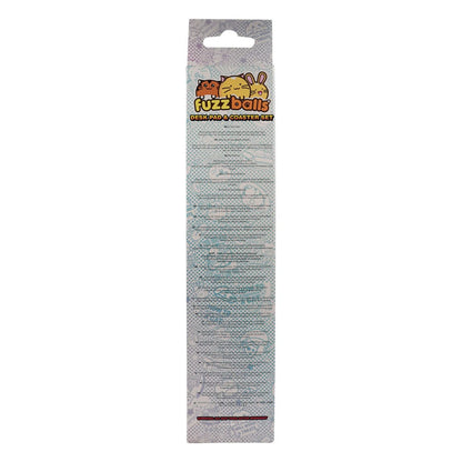 Juego de posavasos y almohadilla de escritorio Fuzzballs