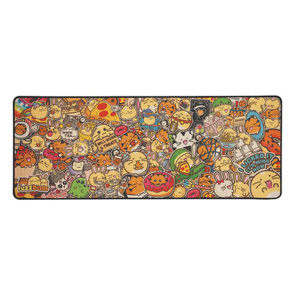 Juego de posavasos y almohadilla de escritorio Fuzzballs