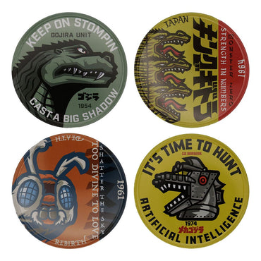 Godzilla Coaster 4 Pack