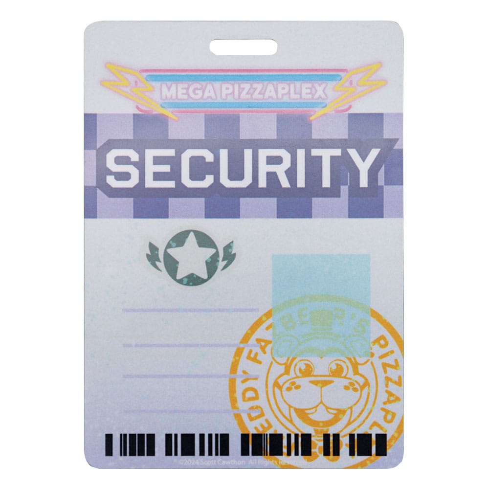 Fem netter på Freddy's Replica Security Badge Antique Brass Edition