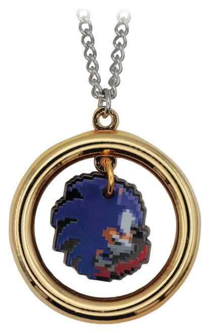 Sonic - Collana The Hedgehog con anello pendente