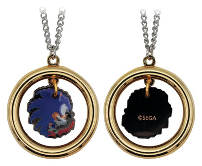 Sonic - Collana The Hedgehog con anello pendente