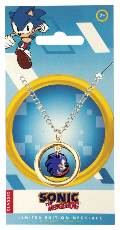 Sonic - Collana The Hedgehog con anello pendente