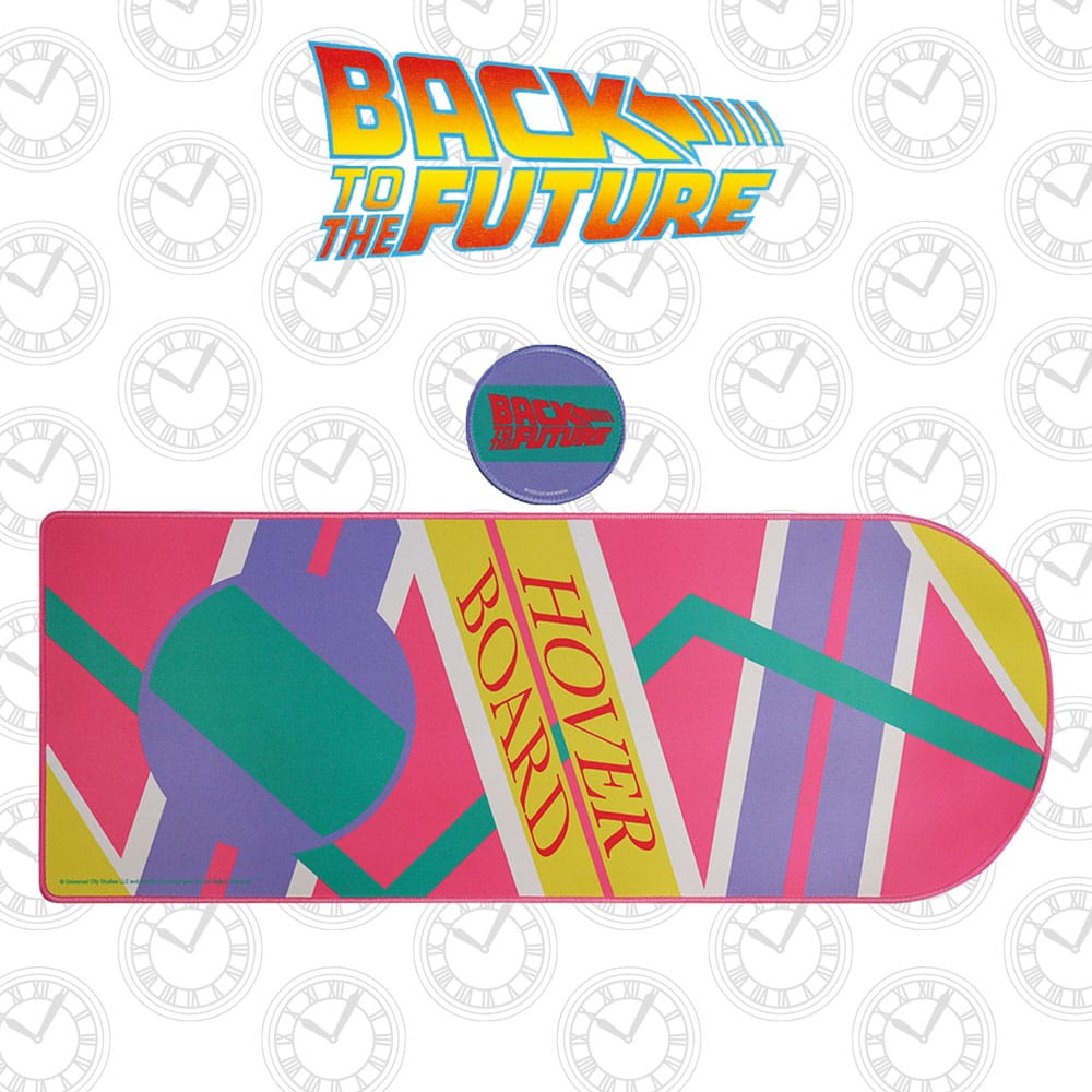 Back to the Future Desk Pad & Coaster Set Hoverboard Limited Edition