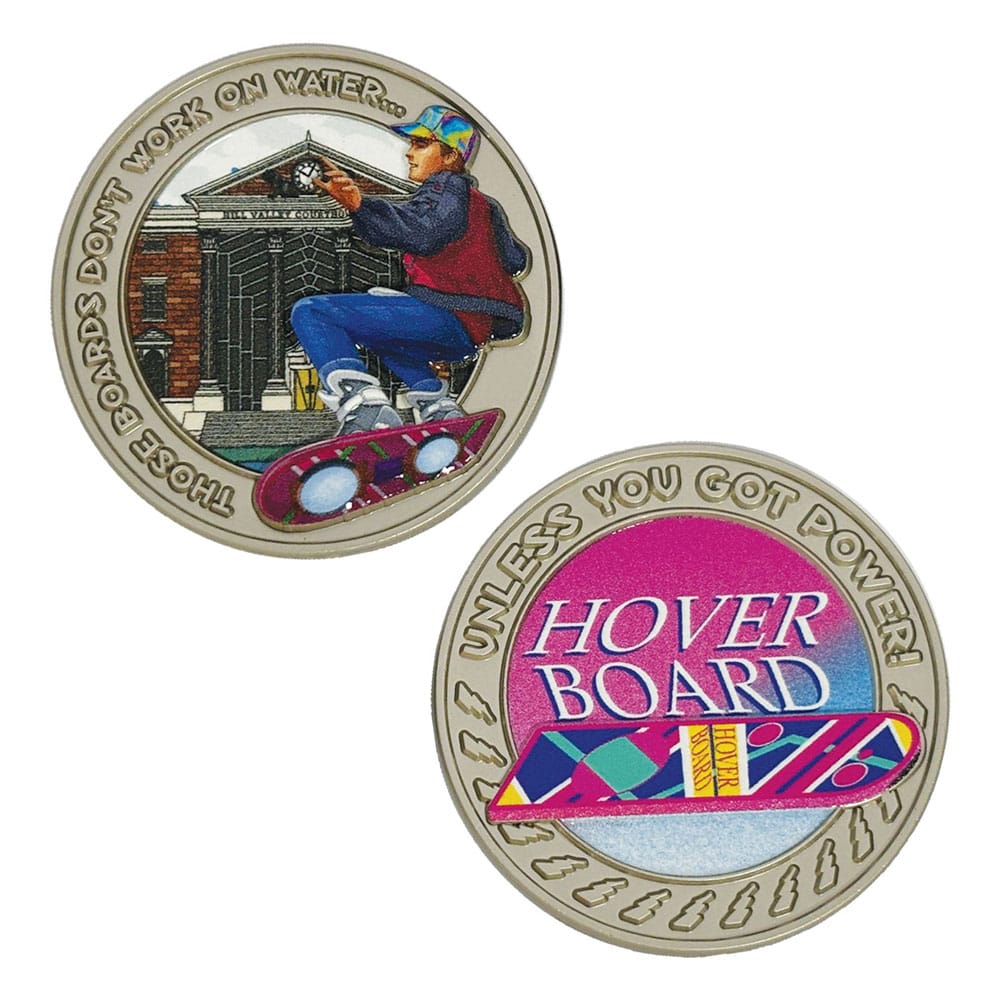 Tillbaka till framtiden Collectable Coin Hoverboard Limited Edition