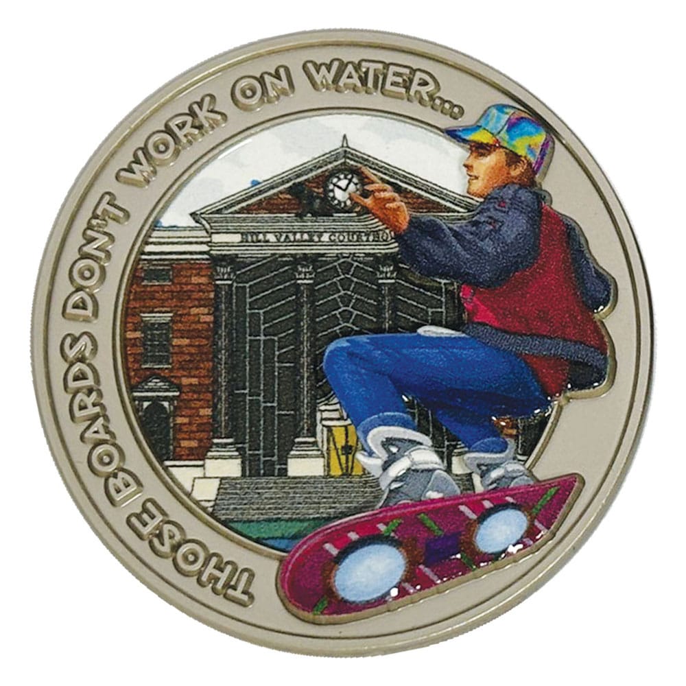 Tillbaka till framtiden Collectable Coin Hoverboard Limited Edition