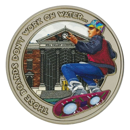 Tillbaka till framtiden Collectable Coin Hoverboard Limited Edition