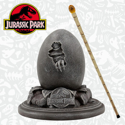 Jurassic Park répliques 30e anniversaire Replica Egg & John Hammond Cane Set