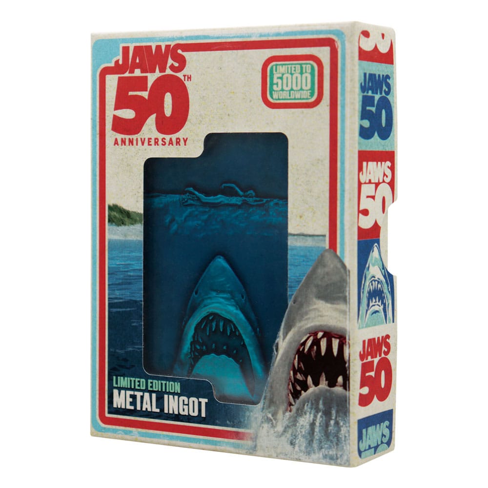 Affiche du 50e anniversaire de Jaws Lingot, édition limitée