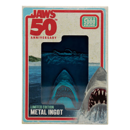 Affiche du 50e anniversaire de Jaws Lingot, édition limitée