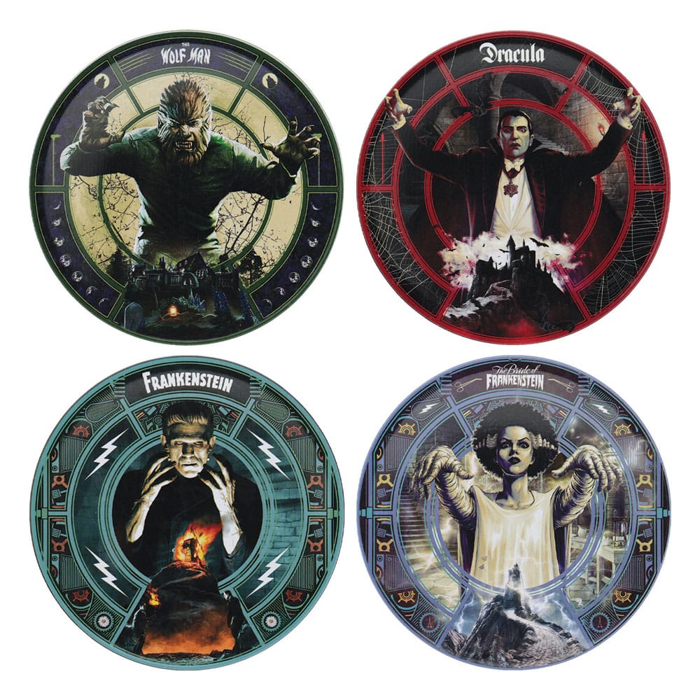 Universeller Monster-Untersetzer im 4er-Pack