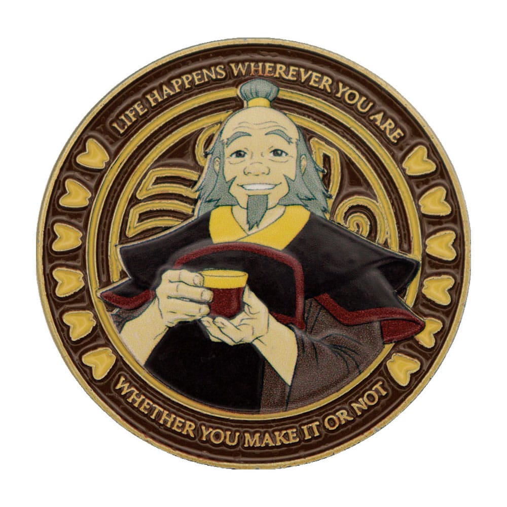 Avatar det sista AirBender Collectible Coin Iroh Limited Edition