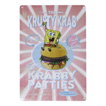 SpongeBob Tin Sign Krusty Krab